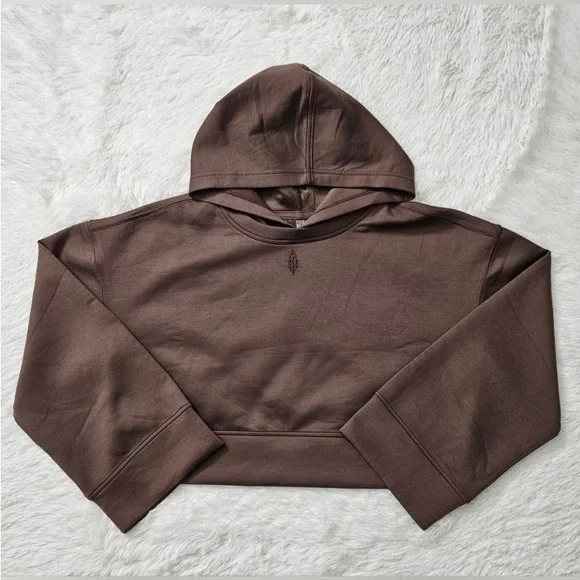NWT Free People L hoodie brown L * hole - Picture 2 of 7